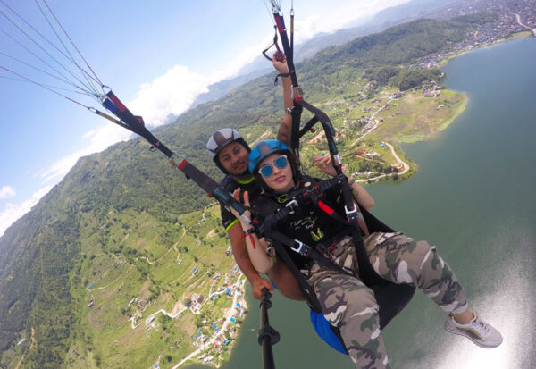 Paragliding in Nepal