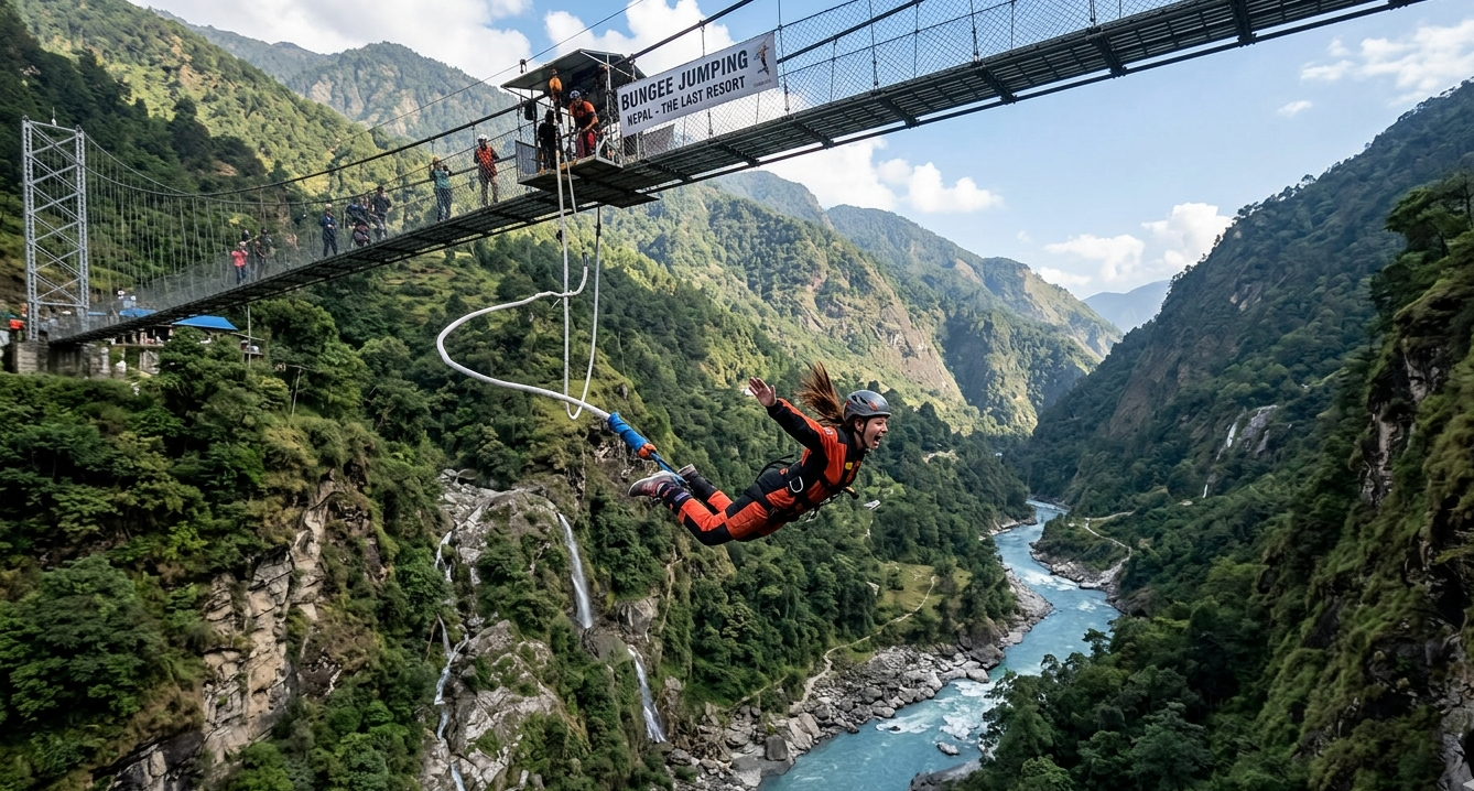Bungee Jumping Adventures In Nepal (Only For Adventures Lovers)