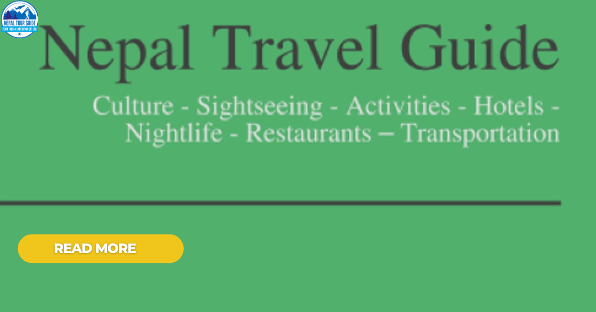 Ultimate Nepal Tourist Guide Book PDF