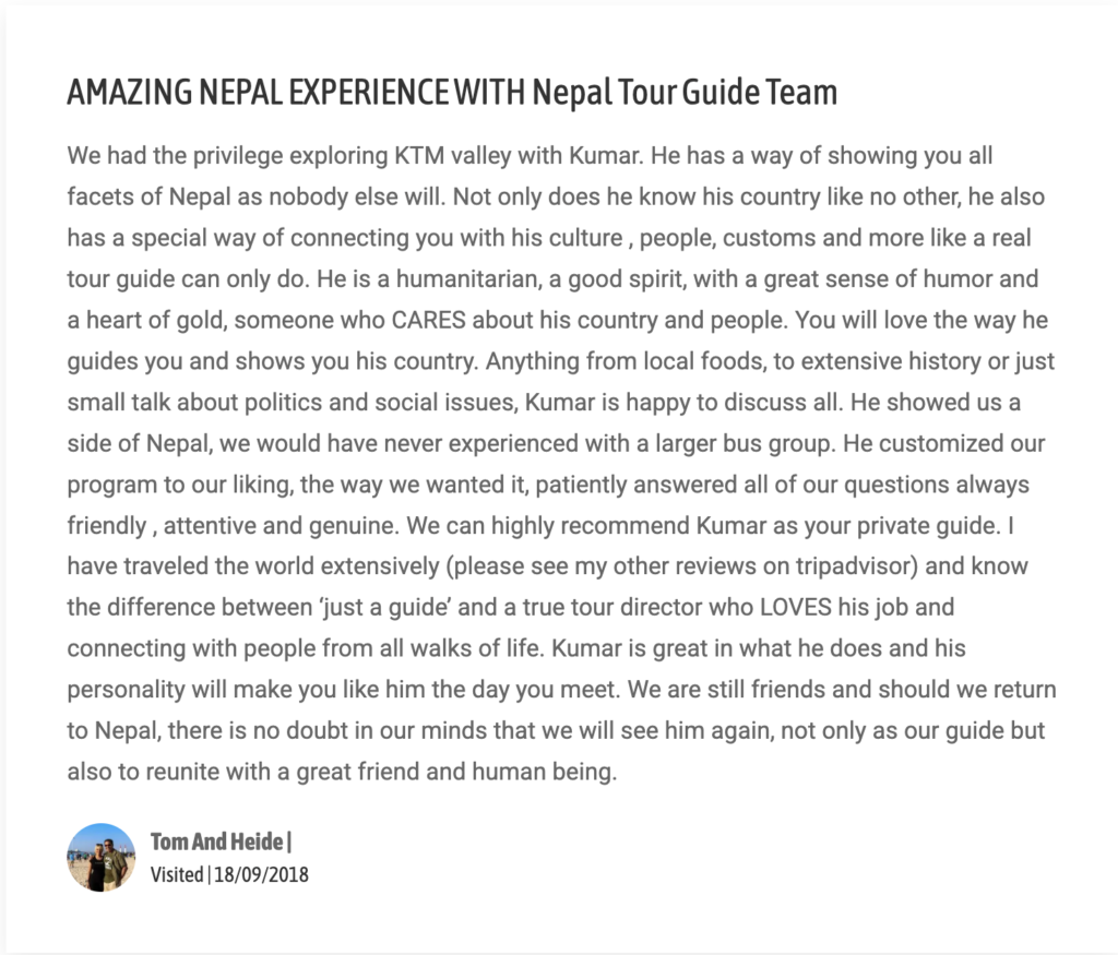 By Tom and Heide. They express their feelings and experience. Our existing customer By Tom and Heide. They express their feelings and experience. About there journey in with us