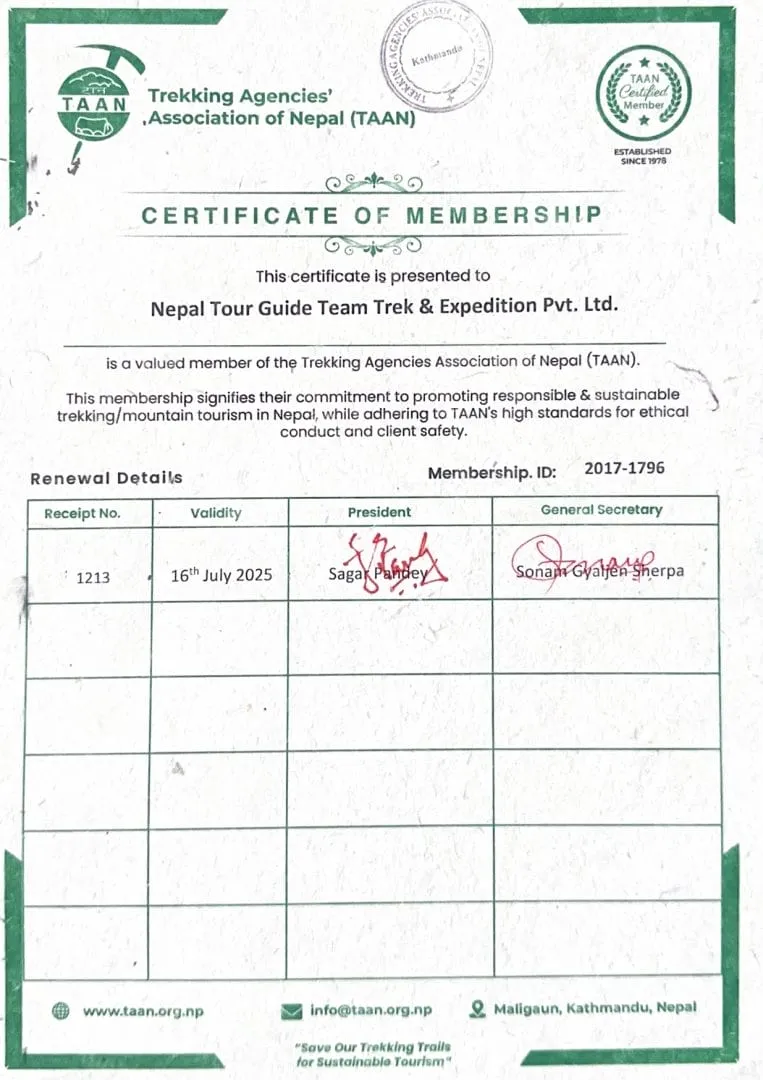 General Members Trekking Agencies Association of Nepal