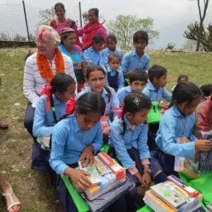 Nepal tour guide team relief