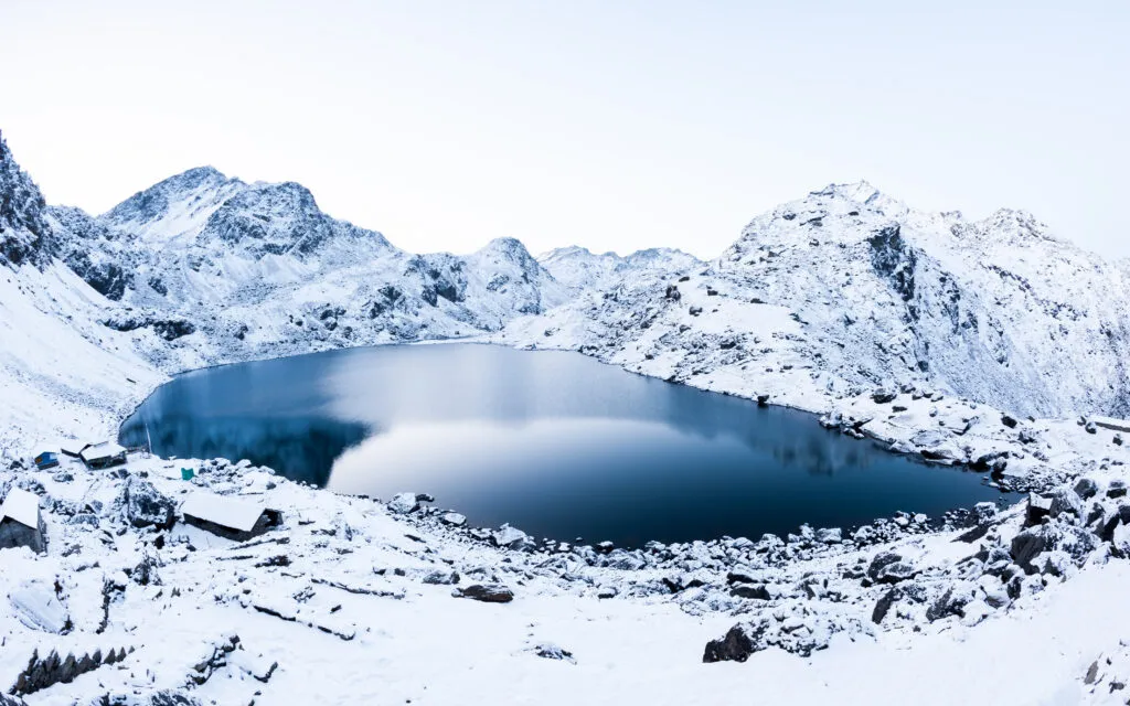 The Gosaikunda lake The Gosaikunda lake