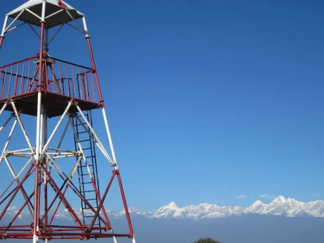 Mountain view of Nagarkot